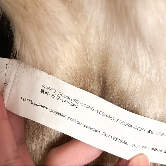 Zara Trafaluc Faux Fur Coat Sz M - Picture 4 of 6